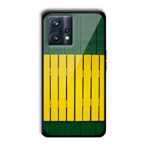 Yellow Fence Customized Printed Glass Back Cover for Realme 9 Pro