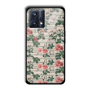 Flowers Customized Printed Glass Back Cover for Realme 9 Pro