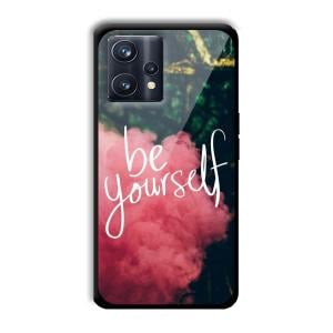 Be Yourself Customized Printed Glass Back Cover for Realme 9 Pro