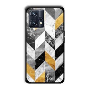 Marble Tiles Customized Printed Glass Back Cover for Realme 9 Pro