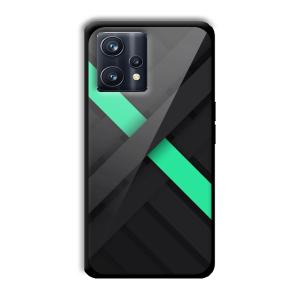 Green Cross Customized Printed Glass Back Cover for Realme 9 Pro