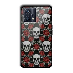 Red Skull Customized Printed Glass Back Cover for Realme 9 Pro
