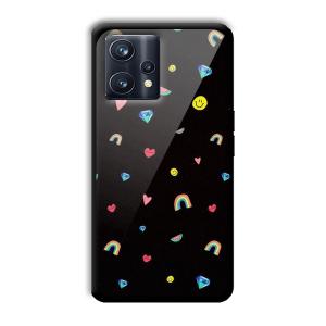 Multi Object Customized Printed Glass Back Cover for Realme 9 Pro