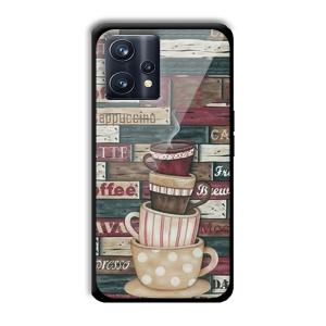 Coffee Design Customized Printed Glass Back Cover for Realme 9 Pro
