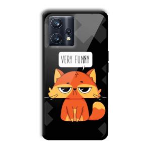 Very Funny Sarcastic Customized Printed Glass Back Cover for Realme 9 Pro