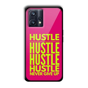 Never Give Up Customized Printed Glass Back Cover for Realme 9 Pro