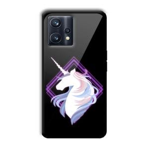 Unicorn Customized Printed Glass Back Cover for Realme 9 Pro