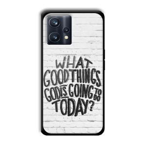 Good Thinks Customized Printed Glass Back Cover for Realme 9 Pro