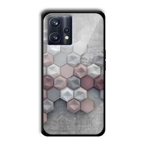 Blocks of Grey Customized Printed Glass Back Cover for Realme 9 Pro