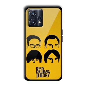 Yellow Theme Customized Printed Glass Back Cover for Realme 9 Pro