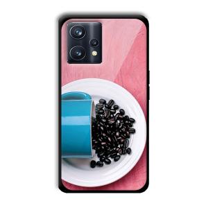 Coffee Beans Customized Printed Glass Back Cover for Realme 9 Pro