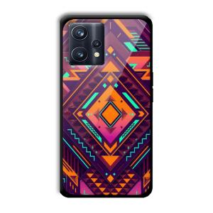 Purple Prism Customized Printed Glass Back Cover for Realme 9 Pro