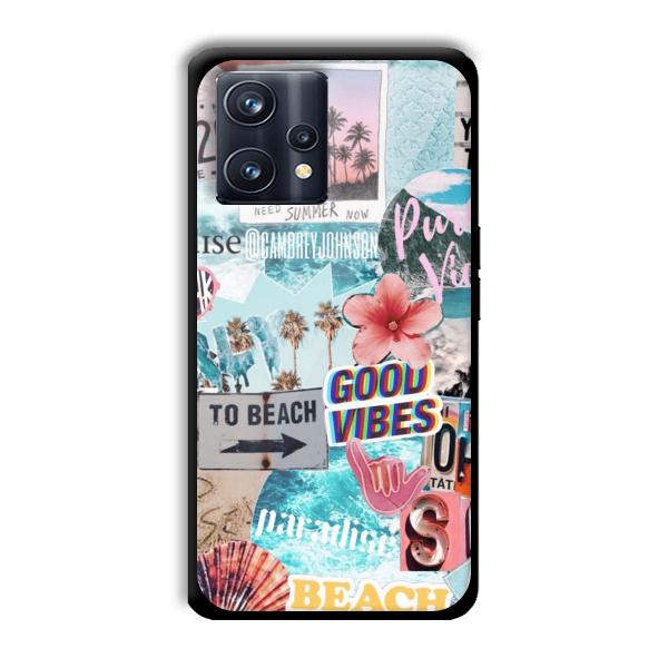 To the Beach Customized Printed Glass Back Cover for Realme 9 Pro