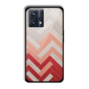 Light Red Customized Printed Glass Back Cover for Realme 9 Pro