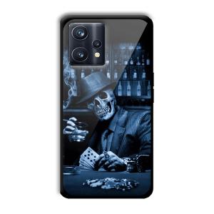 Scary Man Customized Printed Glass Back Cover for Realme 9 Pro