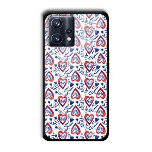 Little Spades Customized Printed Glass Back Cover for Realme 9 Pro