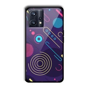 Purple Music Customized Printed Glass Back Cover for Realme 9 Pro