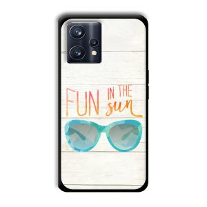 Fun in the Sun Customized Printed Glass Back Cover for Realme 9 Pro