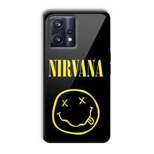 Nirvana Emoji Customized Printed Glass Back Cover for Realme 9 Pro