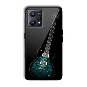 Neon Guitar Customized Printed Glass Back Cover for Realme 9