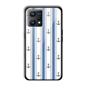 Sailor Anchors Customized Printed Glass Back Cover for Realme 9