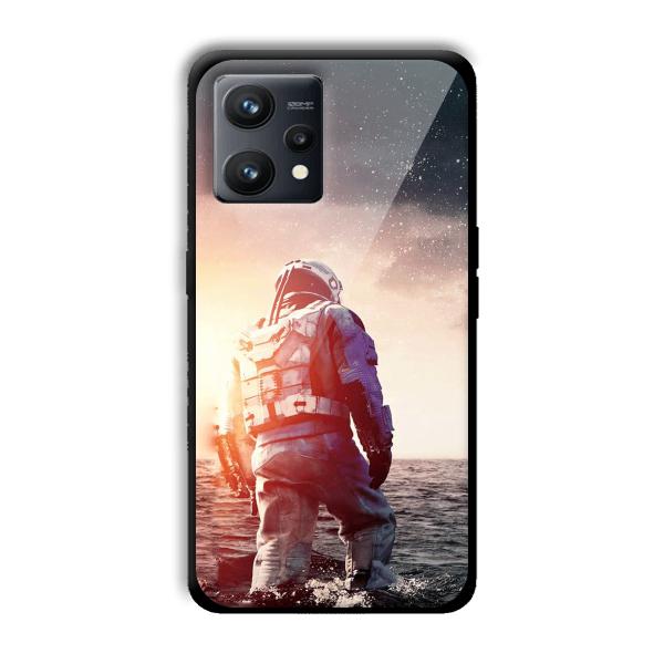 Interstellar Traveller Customized Printed Glass Back Cover for Realme 9