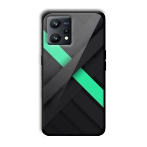 Green Cross Customized Printed Glass Back Cover for Realme 9