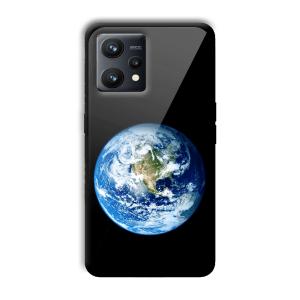 Floating Earth Customized Printed Glass Back Cover for Realme 9