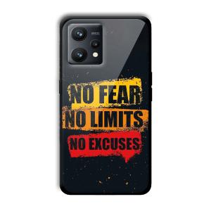No Fear Customized Printed Glass Back Cover for Realme 9