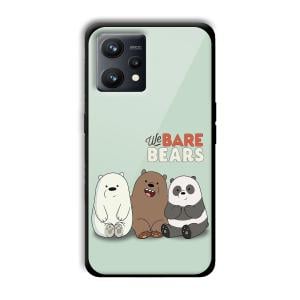 We Bare Bears Customized Printed Glass Back Cover for Realme 9