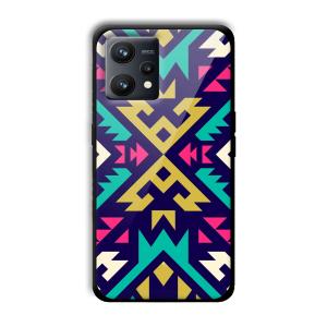 Arrows Abstract Customized Printed Glass Back Cover for Realme 9