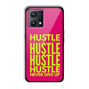 Never Give Up Customized Printed Glass Back Cover for Realme 9
