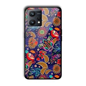 Animal Sketches Customized Printed Glass Back Cover for Realme 9