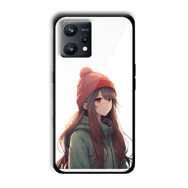 Little Girl Customized Printed Glass Back Cover for Realme 9
