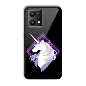 Unicorn Customized Printed Glass Back Cover for Realme 9