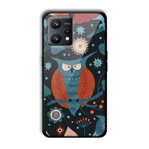 Blue Owl Customized Printed Glass Back Cover for Realme 9
