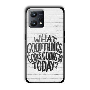 Good Thinks Customized Printed Glass Back Cover for Realme 9