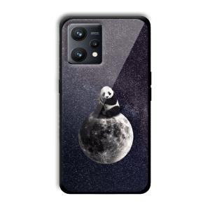 Astronaut Panda Customized Printed Glass Back Cover for Realme 9