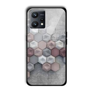 Blocks of Grey Customized Printed Glass Back Cover for Realme 9