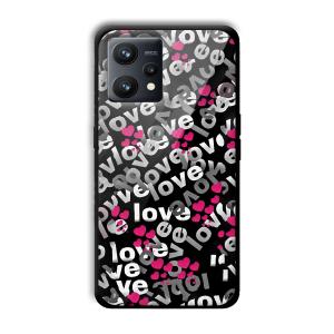 Love Customized Printed Glass Back Cover for Realme 9
