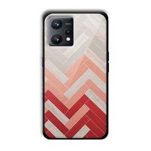 Light Red Customized Printed Glass Back Cover for Realme 9