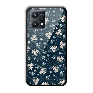 Little Flowers Customized Printed Glass Back Cover for Realme 9