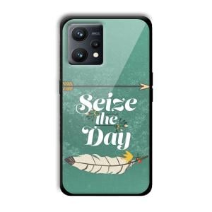 Seize the Day Customized Printed Glass Back Cover for Realme 9