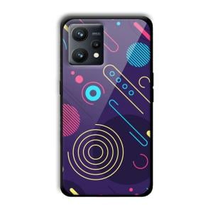 Purple Music Customized Printed Glass Back Cover for Realme 9