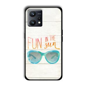 Fun in the Sun Customized Printed Glass Back Cover for Realme 9