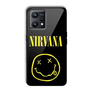 Nirvana Emoji Customized Printed Glass Back Cover for Realme 9