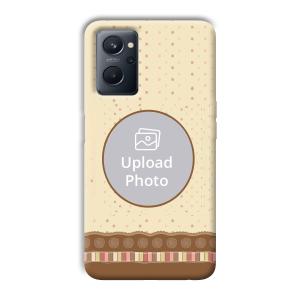 Brown Design Customized Printed Back Cover for Realme 9i