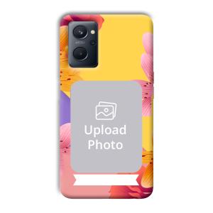 Colorful Flowers Customized Printed Back Cover for Realme 9i