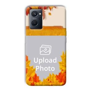 Maple Leaves Customized Printed Back Cover for Realme 9i