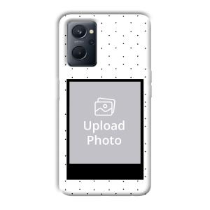 White Background  Customized Printed Back Cover for Realme 9i